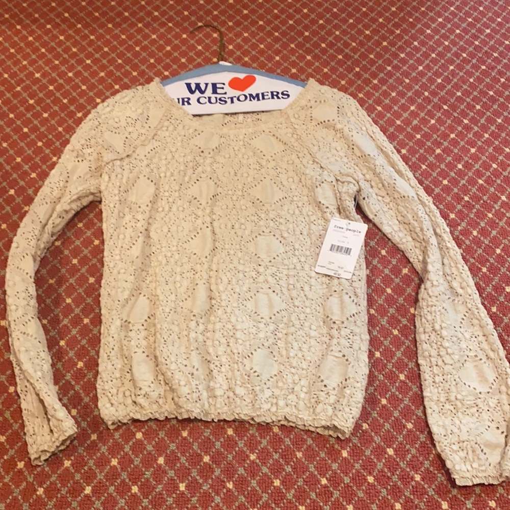 Free People size small long sleeve